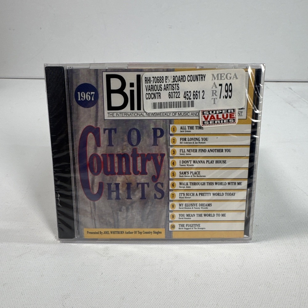 BILLBOARD TOP COUNTRY HITS: 1967 - V/A - CD - NEW SEALED
